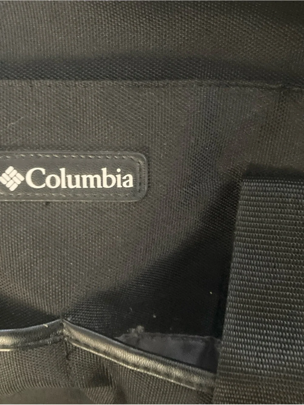 Columbia Diaper Bag Black Multiple Pockets
